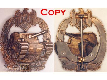 Pancerna Odznaka Szturmowa ; Tank Assault Badge ; Pancerna