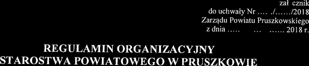 do uchwały Nr ggć/:4ęłg/0 18 Zarządu Powiatu Pruszkowskiego z dnia /.g. @7a'.(.(e..... 0 1 8 r.