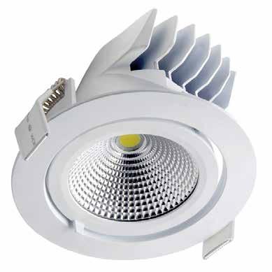 ø85 x 67 mm ø180 x ø165 x 100 mm Typ diod LED COB Strumień świetlny 850-950 Im 1