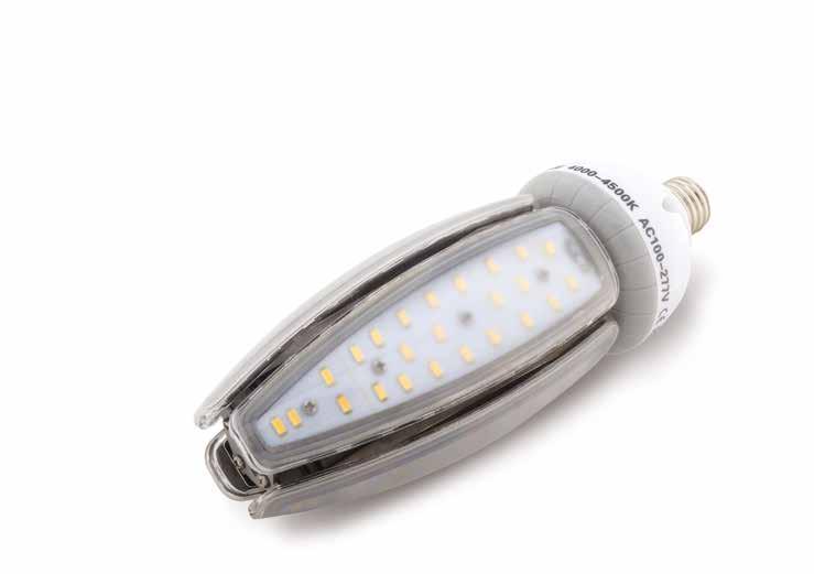 Żarówka LED do lamp ulicznych AMD-STBN Produkt AMD-STBN-30W AMD-STBN-40W AMD-STBN-50W Moc znamionowa 30 W 40 W 50 W 100-277 V AC 50/60 Hz Zasilacz Wewnętrzny