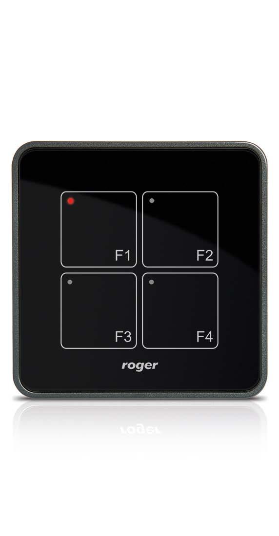 System RACS 4 w zastosowaniach hotelowych Urządzenia przeznaczone do zastosowań hotelowych: kontroler PR821-CH z wbudowanym czytnikiem kart EM 125 khz/mifare oraz z kieszenią na kartę, czytnik