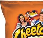 Chrupki CHEETOS 145-165 g 6,38 zł/cena za 2 1,93-2,20/koszt 100 g