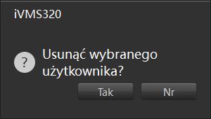 Możesz tu zmienić hasło i poprawić/dodać/usunąć prawa dostępu do urządzenia i odpowiednich funkcji.