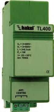 Typ TL 400 TL 500 TL 600 Znamionowe napięcie robocze U n 3 x 400 V 3 x 500 V 3 x 600 V Maks.