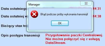 odczytywania wejść z bramek Dodano alert o niezrealizowanych