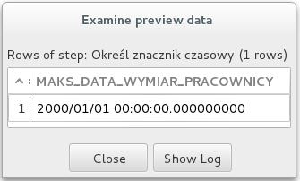 Ponieważ w naszym przypadku będziemy rozpatrywali działalność wypożyczalni od 2005 roku, takim domyślnym znacznikiem może być początek roku 2000.