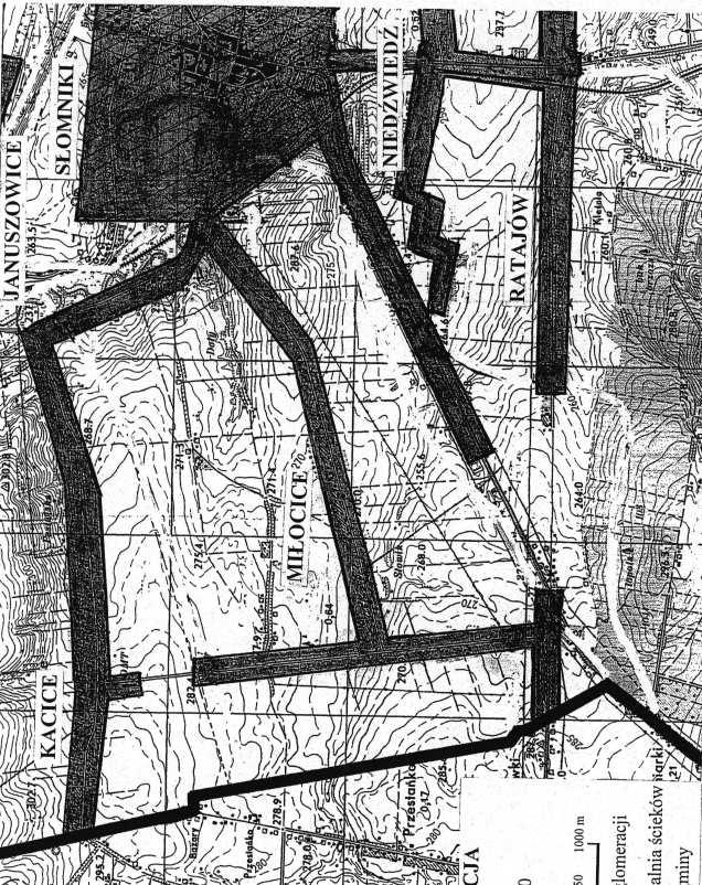 Miejscowoœci: Januszowice - czêœæ po³udniowo-zachodnia, Kacice, S³omniki - czêœæ zachodnia, Mi³ocice, NiedŸwiedŸ - czêœæ zachodnia, Ratajów - czêœæ zachodnia Za³¹cznik Nr 1C do Rozporz¹dzenia Nr