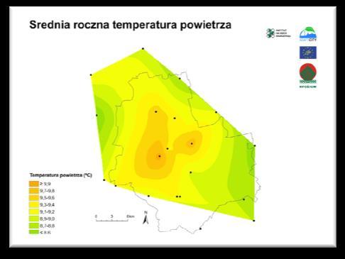 Atlas klimatyczny Warszawy W wyniku prac przeprowadzonych we