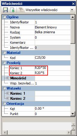 12896) Poprawka: przekroje proponowane w oknie optymalizacji były niepoprawne podczas gdy były wyswietlane w mm. (Ref.