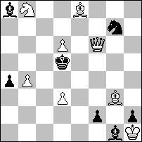 S:c4+ Kc6 5.We6+ W:e6 6.He8+ W:e8# 1...d:e4! 1.Gh7! tempo 1...d:c4 a 2.Kc8 A c3 3.We5+ c5 4.S:c4+ Kc6 5.We6+ W:e6 6.He8+ W:e8# 1...d4 b 2.Wf5+ B c5 3.Gd2 d3 4.Hh6+ We6 5.