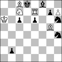 Gg7# B Ale analiza wsteczna wykazuje, że ostatni ruch mógł mieć biały król 0.Ke6-f7,lub przy głębszej analizie,.- 2 Kg6-h7-1.Ke6-f7-1 Kh7-h8 0.ph6-h7 ostatni ruch mógł mieć też biały pionek h6-h7.