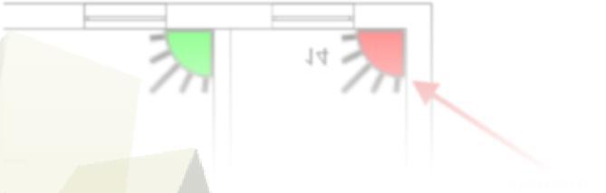 Graficzna prezentacja W integracji Galaxy w chwili aktywacji czujki ruchu, system powiadamia o wystąpieniu alarmu poprzez dźwięk oraz mrugający element aktywny na planie obiektu.