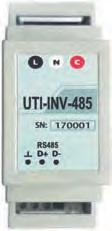 Komunikacja (IMPROMAT) AKCESORIA Uti-Atwd Opcjonalny panel z przyciskami Uti-inV-485 Moduł sterowania agregatem skraplającym dla