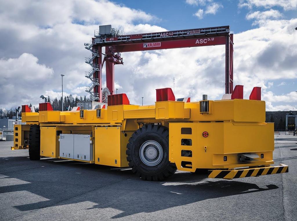 AGV - Automated Guided Vehicle Napęd w pełni elektryczny (Li-On +