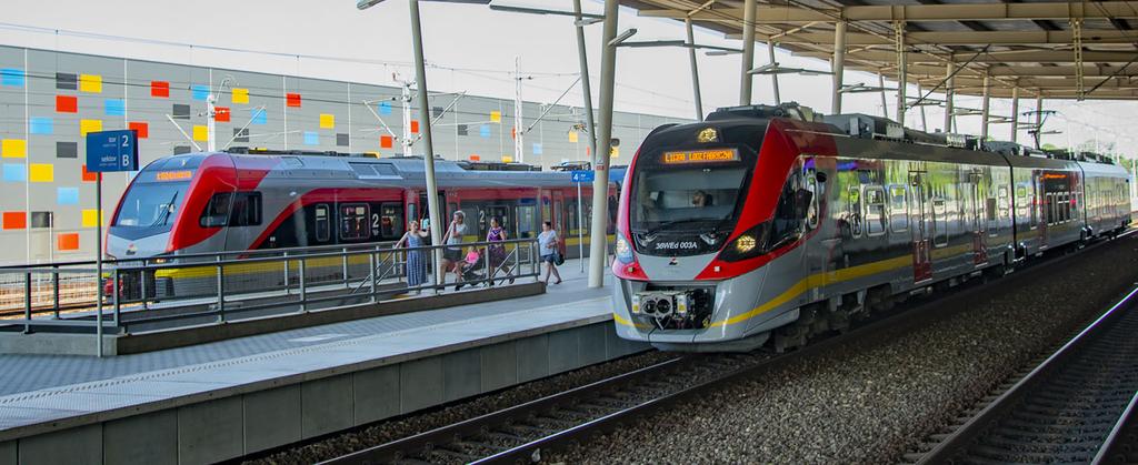 Tabor Łódzka Kolej Aglomeracyjna posiada 20 szt. dwuczłonowych elektrycznych zespołów trakcyjnych (EZT) typu FLIRT3. Pojazdy wyprodukowane zostały przez Firmę Stadler Polska sp. z o.o. z siedzibą w Siedlcach, w latach 2014/2015 i jako pierwsze w Polsce uzyskały europejski certyfikat bezpieczeństwa TSI.