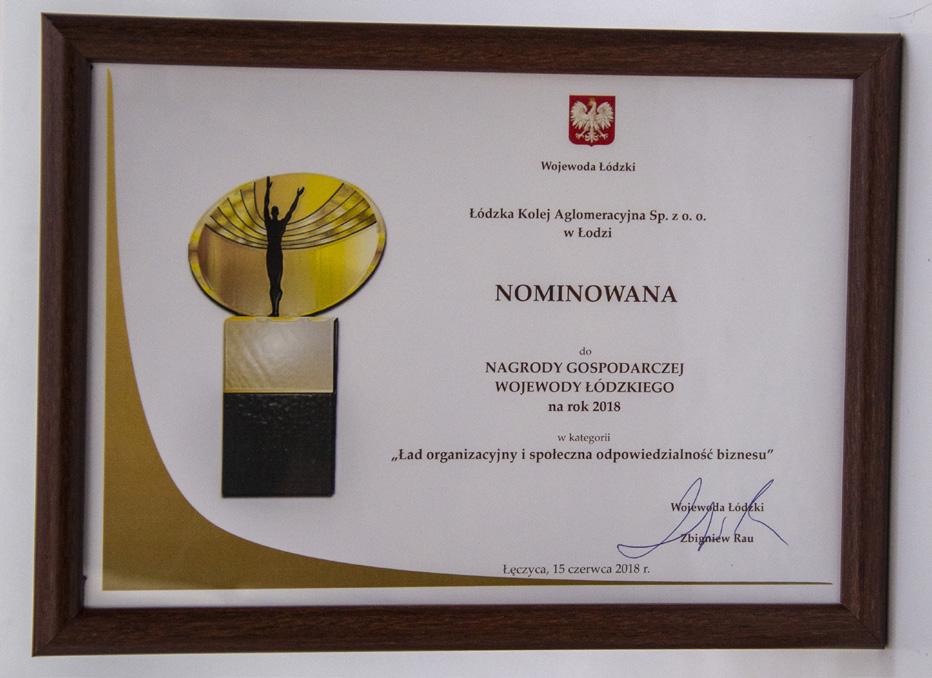 Nagrody i wyróżnienia Nagroda w konkursie