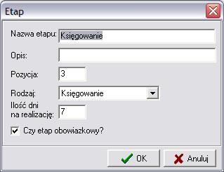 Dodatkowo dla użytkowników mamy możliwość ustalić : kwotę minimalna/maksymalna, którą ustala się na etapach ścieżki.