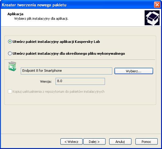 P R Z E W O D N I K I N S T A L A C J I kmlisten.ini plik konfiguracyjny z ustawieniami narzędzia dotyczącymi dostarczania pakietu instalacyjnego; kmlisten.kpd plik z opisem aplikacji; AdbWinUsbApi.
