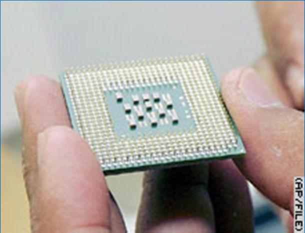 The silicon chip is the most significant invention of the past 50 years, according to CNN.com users Masa krzemu w mikroprocesorze wynosi 5.68 mg.