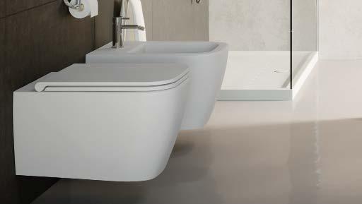 BDSBLL 1099,- 999,- Italian design miska BEZRANTOWA Quadra NO-RIM Komplet WC 550 360 mm Miska WC wisząca bezrantowa Deska WC Slim wolnoopadająca z Duroplastu,