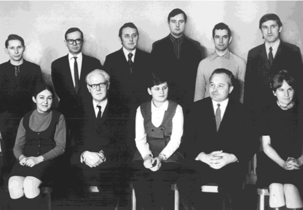 Katedra Technologii Paliw 1956 rok Zakład Koksownictwa (prof.