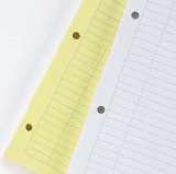 BLOKI NOTATNIKOWE Specjalne bigowanie okładki umożliwia łatwe podwinięcie jej pod spód notatnika.
