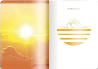 SUPER PREMIUM Sunset in the City Papier 70 g/m 2 Laminowana okładka z uszlachetnieniami Dedykowana