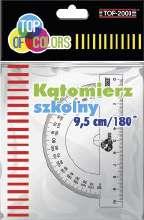 2 ekierki + kątomierz 25/200 400073348 16 cm Komplet szkolny przezroczysty