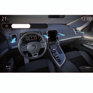 Multi-Sense (6/7) Styl dźwięku silnika Dźwięk rury wydechowej Klimatyzacja Comfort Sport R-sound Dopasuj Sport Race Eco Regular A110 R5 ZOE Mégane 4 RS RS01 GT6 R-sound Dla efektu dźwiękowego R-sound