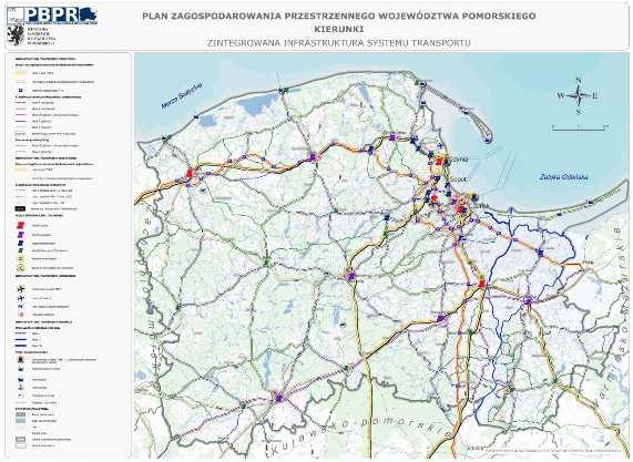 1) Plan Zagospodarowania Przestrzennego Województwa Pomorskiego oraz Plan zagospodarowania przestrzennego Obszaru Metropolitalnego Gdańsk-Gdynia-Sopot 2030.