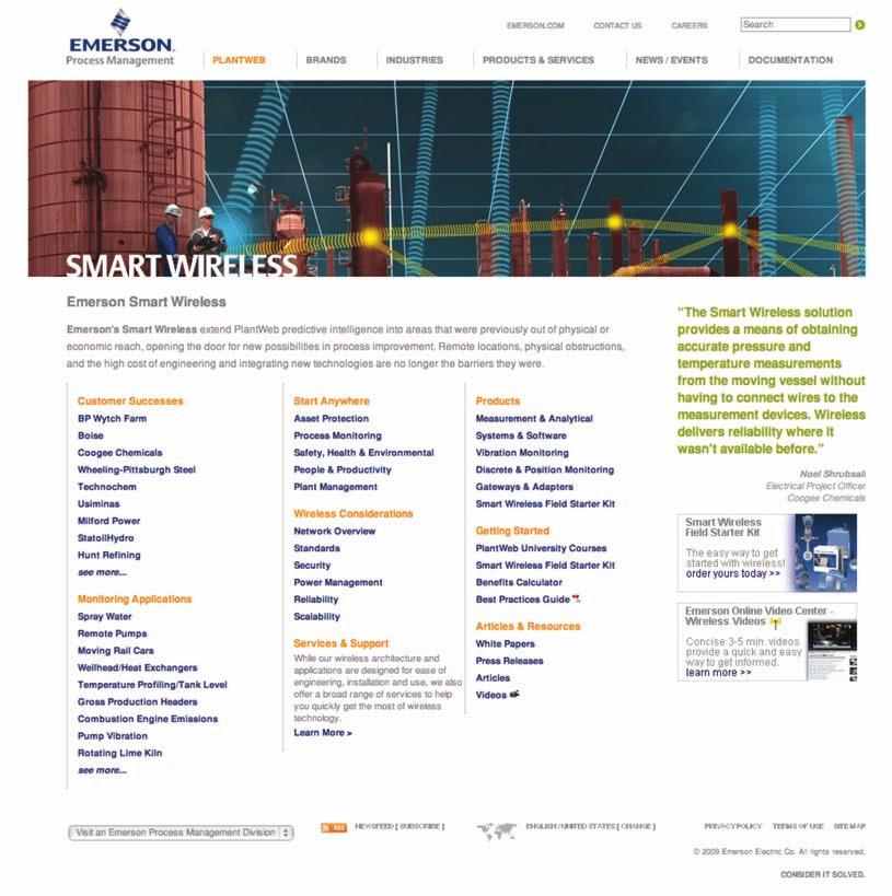 PlantWeb, THUM, Smart Power, Fisher, FIELDVUE, AMS, ValveLink, Micro Motion i Rosemount są markami jednej z firm należących do rodziny Emerson Process Management.