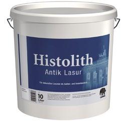 Produkty krzemianowe do wnętrz Histolith Silikat-Fixativ * Silikatowy środek gruntujący i rozcieńczalnik do produktów krzemianowych Histolith Uniwersalny i bardzo wydajny silikatowy środek gruntujący