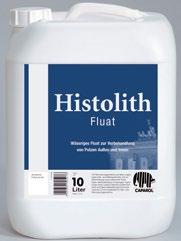 Produkty uzupełniające Histolith Fluat * Specjalistyczny środek do fluatowania tynków Najwyższej jakości wodny roztwór kwaśnego fluorokrzemianu do neutralizowania i usuwania zeszkliwionej powierzchni