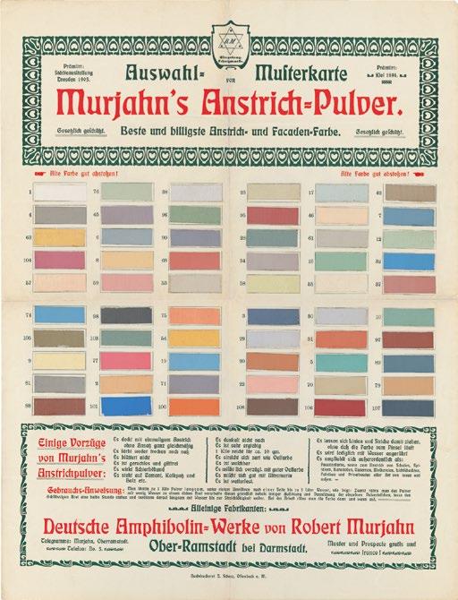 Nasze doświadczenie Historia firmy Caparol Robert Murjahn, już w roku 1895 wynalazł farbę do fasad, której nadał nazwę Murjahns Anstrich-Pulver (proszek do malowania Murjahna).