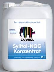 Produkty uzupełniające Sylitol-NQG * Najwyższej jakości, profesjonalna farba silikatowa o potrójnym krzemianowaniu Niezwykle trwała farba silikatowa o super nowoczesnej konstrukcji.