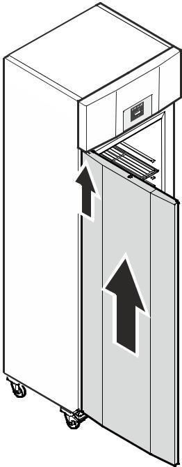 PL 8. Odkręcić wspornik dolnego mocowania i przymocować po drugiej stronie. 11. Zainstalować wspornik zawiasu z zamontowanymi elementami okucia w dolnym mocowaniu drzwi. 9.