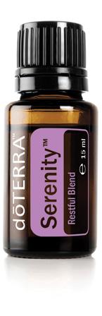 PRODUKTY dōterra SERENITY dōterra SERENITY MIESZANKA NA ODPOCZYNEK 15 ml dōterra Serenity ma działanie kojące, tworząc poczucie spokoju i dobrego samopoczucia.