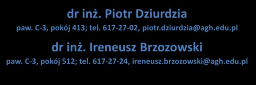 dzurdza@ah.du.pl dr nż. rnusz rzozowsk paw.