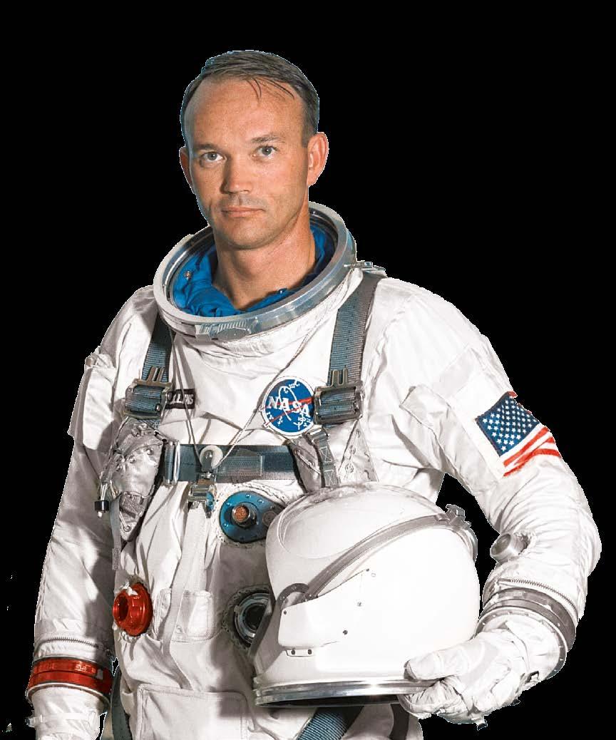 Michael Collins Michael Collins urodził się w Rzymie w roku 1930. Po ukończeniu Akademii Wojskowej wstąpił do Sił Powietrznych, gdzie służył jako pilot myśliwca i pilot doświadczalny.