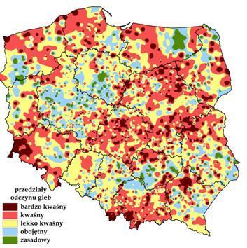 Istota problemu zakwaszenia gleb w Polsce Nawóz