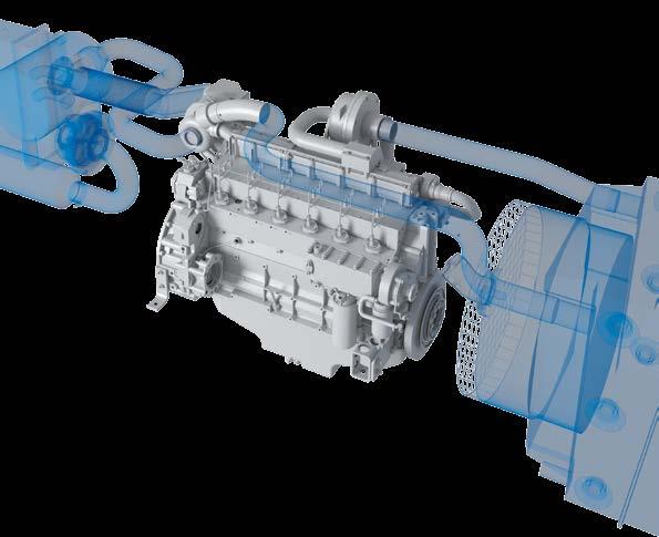 SILNIK ŚREDNIEJ MOCY 96 KW SILNIK DUŻEJ MOCY 148 KW Cechy: moc 96 kw / 131 KM / 129 BHP / przy 2200 obr.