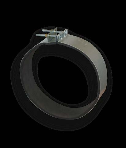 Materiały montażowe OPASKA MONTAŻOWA OM OPIS Opaska montażowa przeciwdrganiowa do podwieszania wentylatorów kanałowych okrągłych.