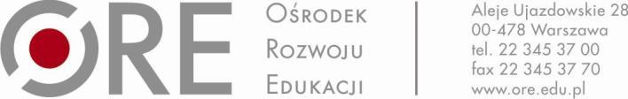 UMOWA NR /ZUZP/2019 zawarta w Warszawie w dniu. pomiędzy: Skarbem Państwa Ośrodkiem Rozwoju Edukacji z siedzibą w Warszawie (00-478 Warszawa) przy Al.