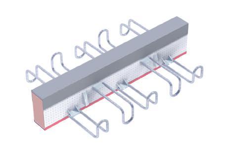 Łącznik Thermotec D balkon strop Łączniki Thermotec typu D pozwalają pewny i prosty w montażu sposób połączenia stropu z podpartą płytą balkonową w miejscach, gdzie możliwe jest występowanie sił