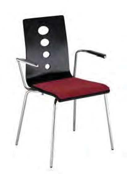 przenoszenie krzesła D Nakładki podłokietników dostępne w standardowych wybarwieniach drewna i w laminacie