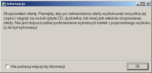 Potwierdzenie komunikatu (TAK) spowoduje, że dokument źródłowy zostanie oznaczony jako anulowany (status oznaczony jako: anl).