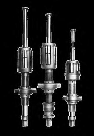 Beispiel in oftenköpfen von Crackanlagen für rohre mit aussendurchmessern von 50 mm bis 250 mm