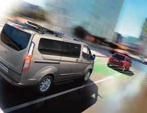 NOWY FORD TOURNEO CUSTOM Bezpieczeństwo i nowe technologie X SPORT Wspomaganie nagłego hamowania (EBA) Roll Stability Control (RSC) - system zapobiegający wywróceniu pojazdu Układ ułatwiający