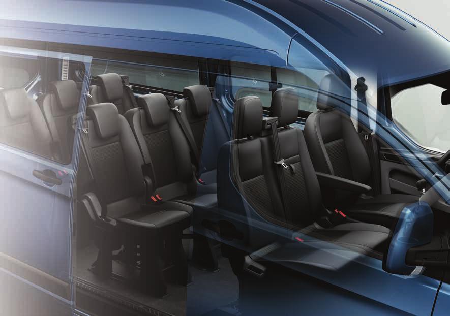 Pakiety foteli Prezentowany model to Nowy Transit Custom Kombi Trend L2H2 z lakierem