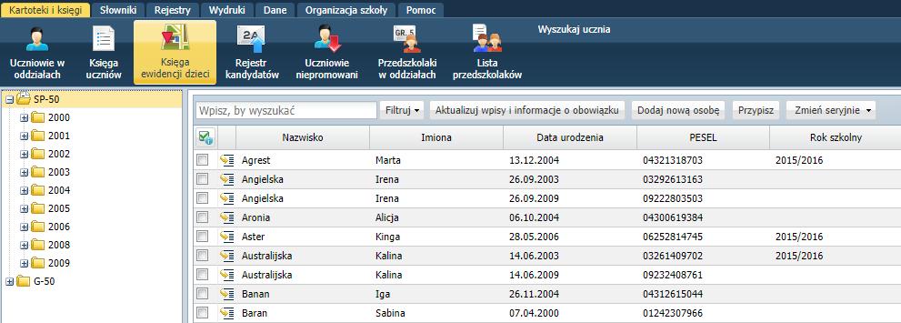 22 Materiały dla uczestnika instruktażu Prowadzenie księgi ewidencji dzieci Na podstawie rozporządzenia MENiS z 19 lutego 2002 roku w sprawie sposobu prowadzenia przez publiczne przedszkola, szkoły i